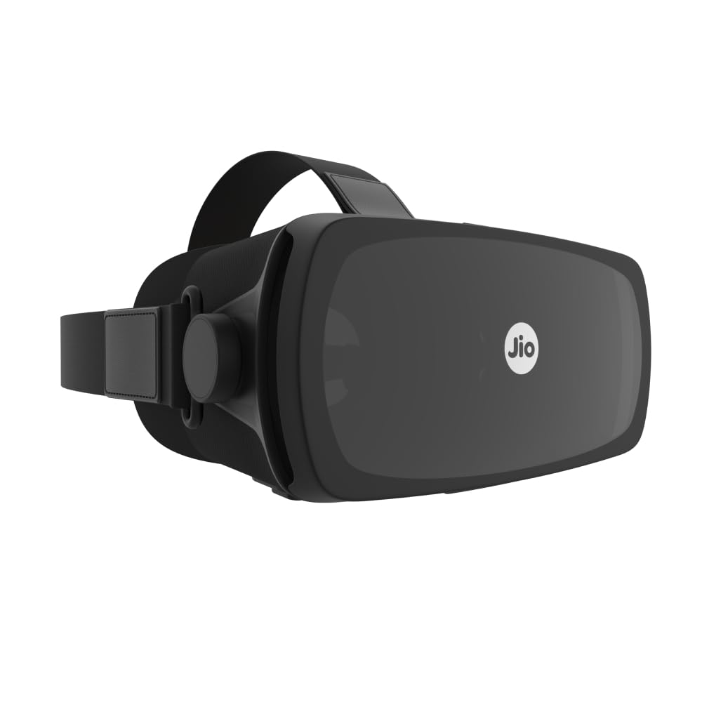 
JioDive VR Headset for Jio Users | Entertainment, Gaming & Learning in VR | Movies & Shows on a 100” Screen | YouTube 360 Videos | 3D Games & VR
